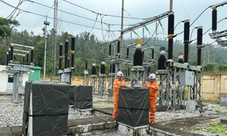 Tổng công ty điện lực miền Bắc chủ động triển khai phương án ứng phó với bão số 3 theo phương châm '4 tại chỗ'