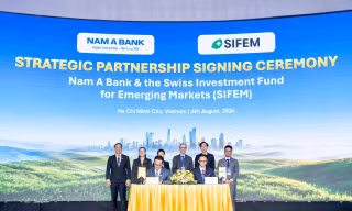 Nam A Bank đón dòng vốn xanh từ Thụy Sĩ, nâng tổng quy mô huy động vốn quốc tế gần 350 triệu USD