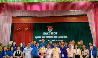 Đoàn TNCS Hồ Chí Minh xã Tân Dĩnh tổ chức Đại hội đại biểu lần thứ I