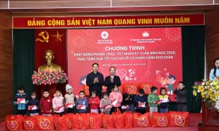 Hội Chữ thập đỏ TP Hà Nội phát động phong trào 'Tết Nhân ái' xuân Bính Ngọ 2026