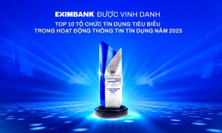 Eximbank được vinh danh là tổ chức tín dụng tiêu biểu trong hoạt động thông tin tín dụng năm 2025