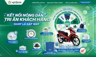 Agrifarm 'Kết nối nông dân, tri ân khách hàng': Quay là gặp may, rinh ngay Honda Future