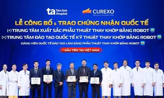 Bệnh viện Tâm Anh đạt 3 chứng nhận quốc tế về phẫu thuật thay khớp bằng robot AI