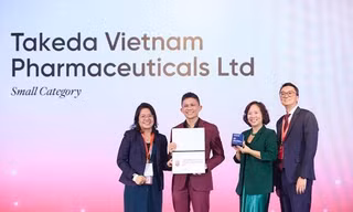 Takeda Việt Nam dẫn đầu bảng xếp hạng 'Nơi làm việc tốt nhất Việt Nam 2026'