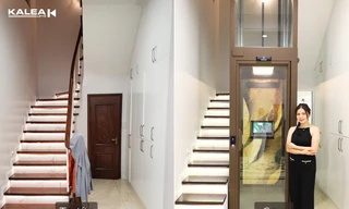 Lắp đặt thang máy trục vít Kalea cho không gian sống hiện đại