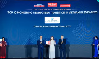 Ciputra Hanoi: 17 năm vững vàng thương hiệu FDI tiên phong tại Giải thưởng Rồng Vàng
