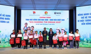 150 suất học bổng đã được trao trong chương trình SCG Sharing the Dream 2025, đánh dấu 18 năm đồng hành cùng thế hệ trẻ Việt Nam.
