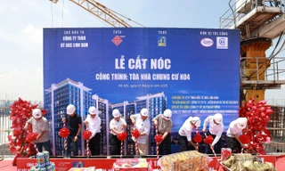 Hanoi Melody Residences chính thức cất nóc tòa căn hộ đầu tiên