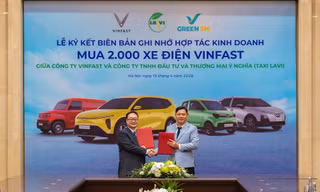 Taxi Lavi chuyển đổi toàn bộ sang xe điện VinFast - tham gia mạng lưới vận tải xanh GSM