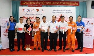 Công ty Điện lực TP. Cần Thơ lan tỏa nghĩa cử nhân ái trong 'Tuần lễ hồng EVN' lần thứ XI