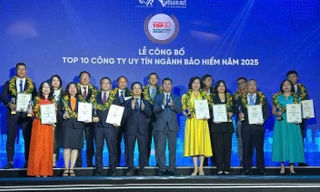 Cathay Life Việt Nam được vinh danh top 10 công ty BHNT uy tín năm 2025