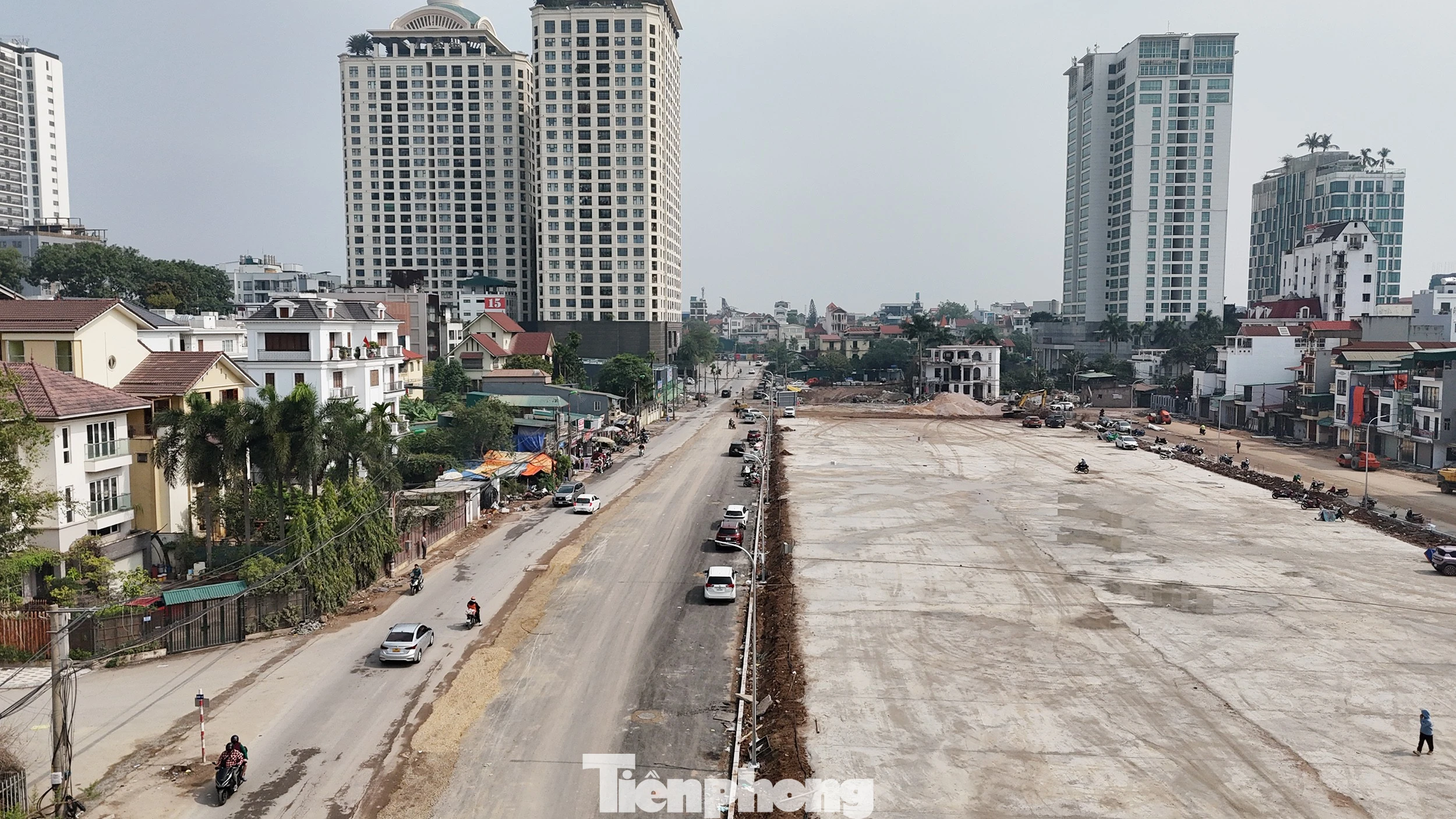 Dự án đường Đặng Thai Mai tại Hồ Tây thành hình, hướng tới hoàn thành tháng 6/2026