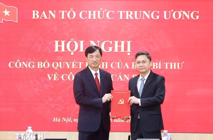 Trưởng Ban Tổ chức Thành ủy Hà Nội Hà Minh Hải làm Phó trưởng Ban Tổ chức Trung ương