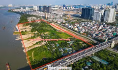 Bàn giao hơn 5ha đất triển khai dự án công viên đầu tiên của Trục đại lộ cảnh quan sông Hồng