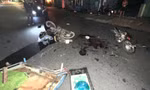 Xe máy tông vào xe lôi tự chế, 3 người thương vong