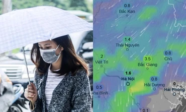 Dự báo Hà Nội sắp đón đợt rét đậm kèm mưa vào cuối tuần này