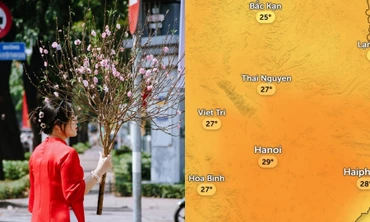 Dự báo thời tiết 29 Tết ở Hà Nội, có khả năng mưa vào ngày nào?