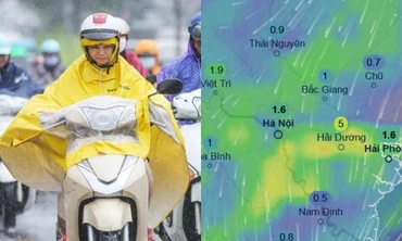 Đợt không khí lạnh sắp về kèm combo mưa gió, nhiệt độ sẽ giảm mạnh