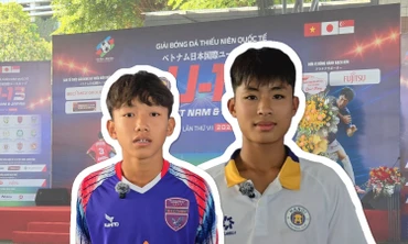 Dàn cầu thủ nhí hào hứng tranh tài tại Giải U13 Việt Nam - Nhật Bản lần VII