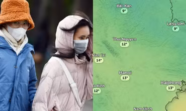 Sáng sớm 26/12 là thời điểm rét nhất, nhiệt độ cảm nhận là bao nhiêu?