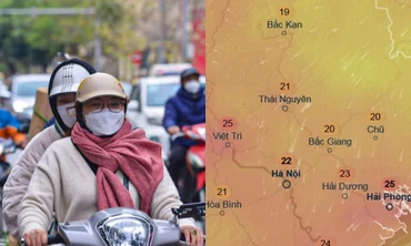 Hà Nội dự báo rét nhất đợt này vào ngày 5/12 khi không khí lạnh tăng cường về