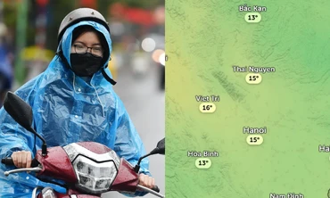 Hà Nội rét nhất vào ngày 14/12 khi đợt không khí lạnh mạnh về 