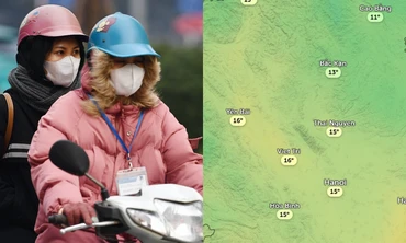 Ngày 2/1 rét nhất trong đợt không khí lạnh đầu năm, nhiệt độ bao nhiêu?