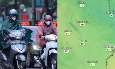 Hà Nội còn mưa đến bao giờ sau đợt lạnh 13 độ C?