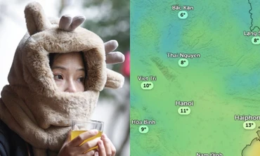 Hôm nào dự báo thời tiết Hà Nội có thể giảm nhiệt xuống còn 10 độ C?