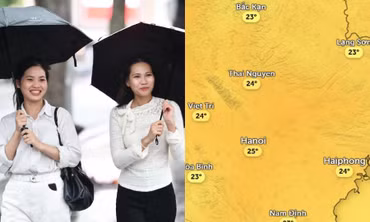Dự báo thủ đô Hà Nội sẽ có mưa đúng dịp lễ 8/3, nồm ẩm cả ngày