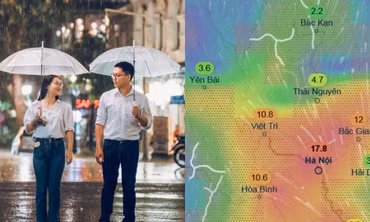 Thủ đô Hà Nội có khả năng mưa dông vào dịp cuối tuần