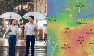 Thủ đô Hà Nội có khả năng mưa dông vào dịp cuối tuần