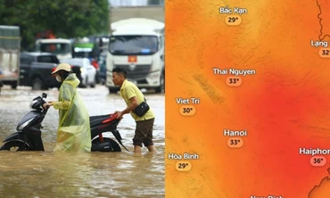 Sau đợt mưa to sáng 7/10, dự báo Hà Nội khi nào nắng ráo trở lại?