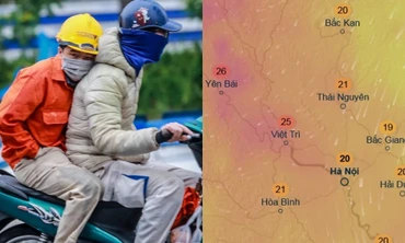 Hà Nội giảm nhiệt xuống còn 20 độ C trong những ngày tới