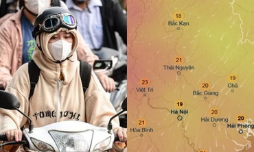 Dự báo Hà Nội mưa dông trong những ngày tới, có thời điểm lạnh dưới 20 độ C