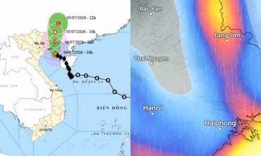 Do ảnh hưởng từ hoàn lưu bão số 1 Maysak, Hà Nội sẽ mưa đến bao giờ?