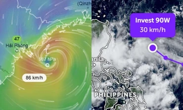 Áp thấp nhiệt đới dự báo sẽ vào Biển Đông cuối tuần này