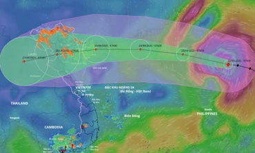 Siêu bão Ragasa đạt cấp 20, là cơn bão mạnh nhất năm 2025