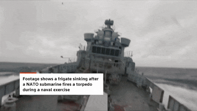 NATO tung video tàu ngầm phóng ngư lôi bắn trúng khinh hạm trong cuộc tập trận