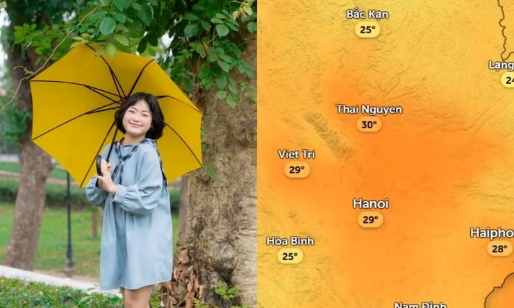 Dự báo Hà Nội mưa to từ tối 8/6, bắt đầu một tuần mát mẻ