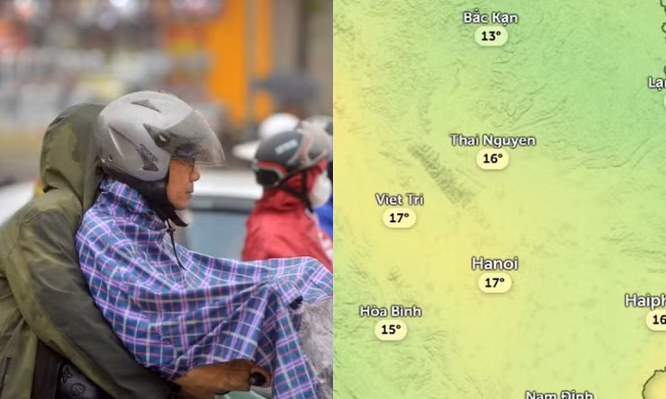 Thời tiết Hà Nội vừa lạnh vừa mưa, rét nhất trong ngày 4/11