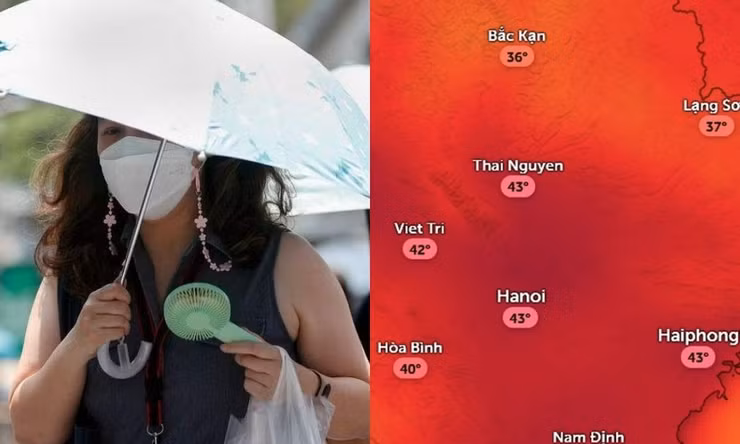 Hà Nội nóng nhất trong đợt này vào ngày 14/5, nhiệt độ ở mức bao nhiêu?