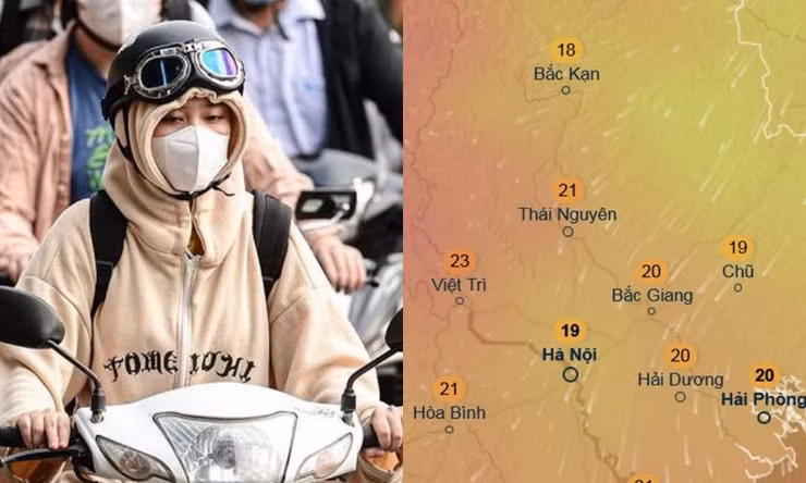 Dự báo Hà Nội mưa dông trong những ngày tới, có thời điểm lạnh dưới 20 độ C