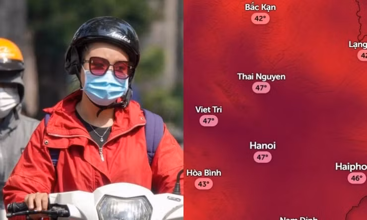 Hà Nội nóng đỉnh điểm, dự báo chạm ngưỡng 47 độ C trong ngày 3/8