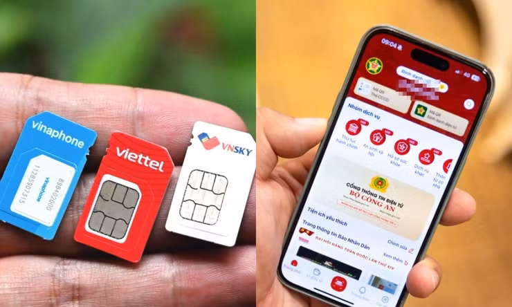 Hai cách để biết thuê bao di động đã xác thực thông qua VNeID