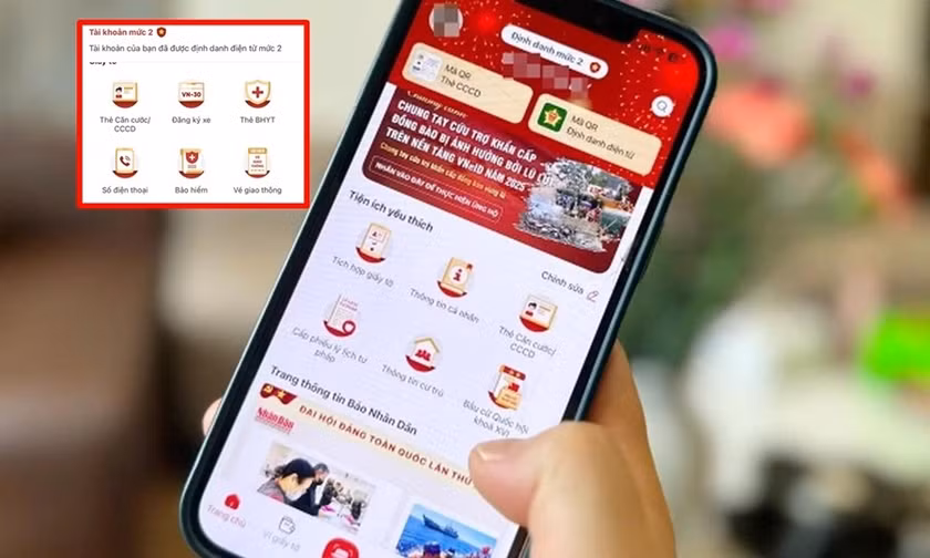 Người dùng kiểm tra thông tin SIM chính chủ trên ứng dụng VNeID