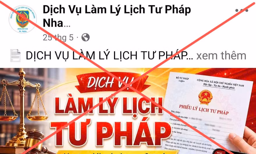 Những thủ đoạn lừa đảo cấp phiếu lý lịch tư pháp khiến người dân dễ sập bẫy