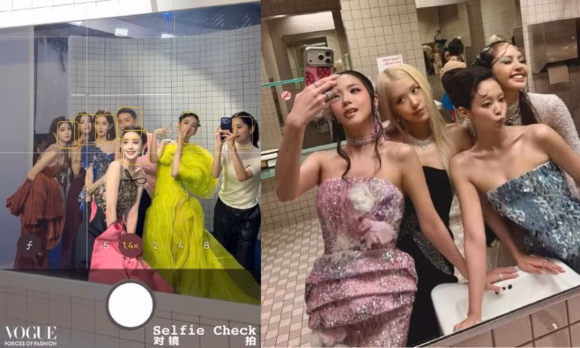 Thịnh Điển VOGUE 2026: Loạt ảnh selfie "bắt chước" Met Gala của dàn sao bị chê