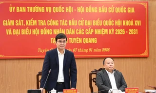 Kiểm tra công tác chuẩn bị bầu cử tại Tuyên Quang