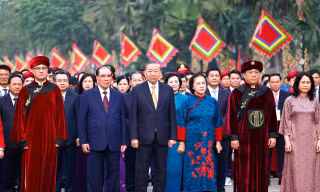 Tổng Bí thư, Chủ tịch nước Tô Lâm dâng hương Giỗ Tổ Hùng Vương